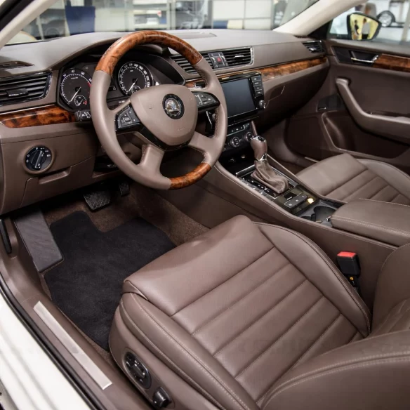 Skoda SuperB 2019 up 3D Interior Dashboard Trim Kit Dash Trim Dekor 14-Parts