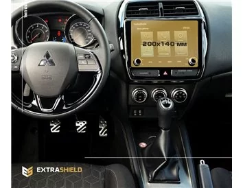 Mitsubishi ASX 2019 - Present Multimedia 8" ExtraShield Screeen Protector - 1 - Interior Dash Trim Kit