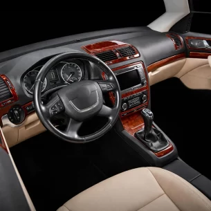 Skoda Yeti 01.2010 3D Interior Dashboard Trim Kit Dash Trim Dekor 36-Parts