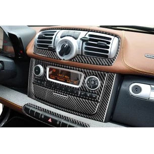 Smart Fortwo 451 2007-2015 3D Interior Dashboard Trim Kit Dash Trim Dekor 40-Parts