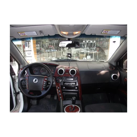 Ssangyong Actyon Sport 08.2009 3D Interior Dashboard Trim Kit Dash Trim Dekor 20-Parts