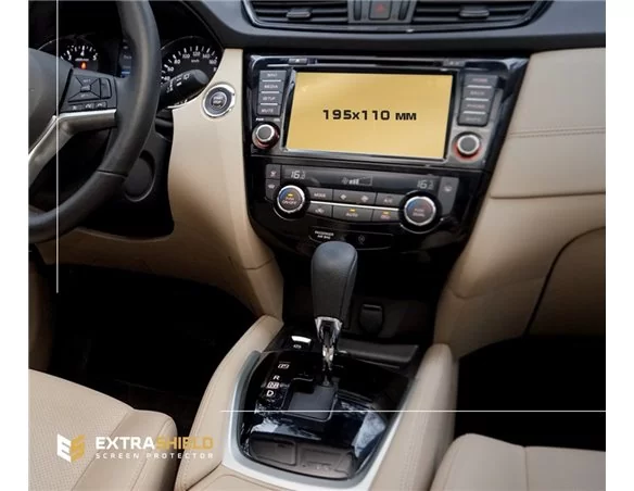 Nissan X-Trail (T32) 2018 - Present Multimedia ExtraShield Screeen Protector - 1 - Interior Dash Trim Kit