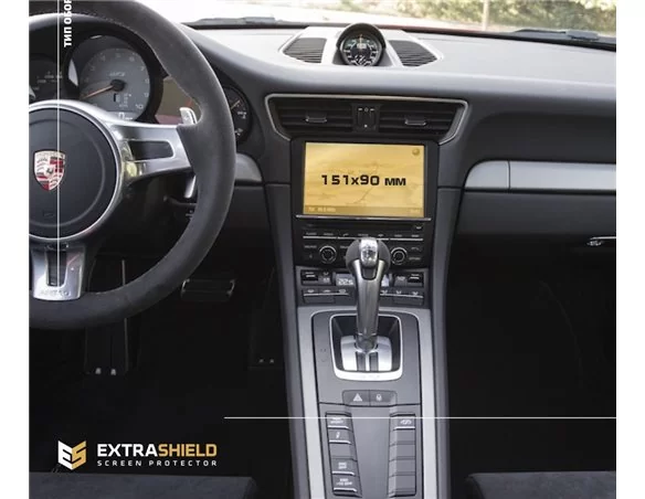 Porsche 911 (991) 2017 - 2020 Multimedia 7" ExtraShield Screeen Protector - 1 - Interior Dash Trim Kit