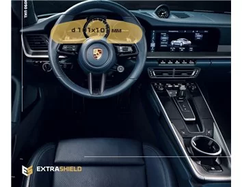 Porsche 911 (992) 2018 - Present Digital Speedometer 14" ExtraShield Screeen Protector - 1 - Interior Dash Trim Kit