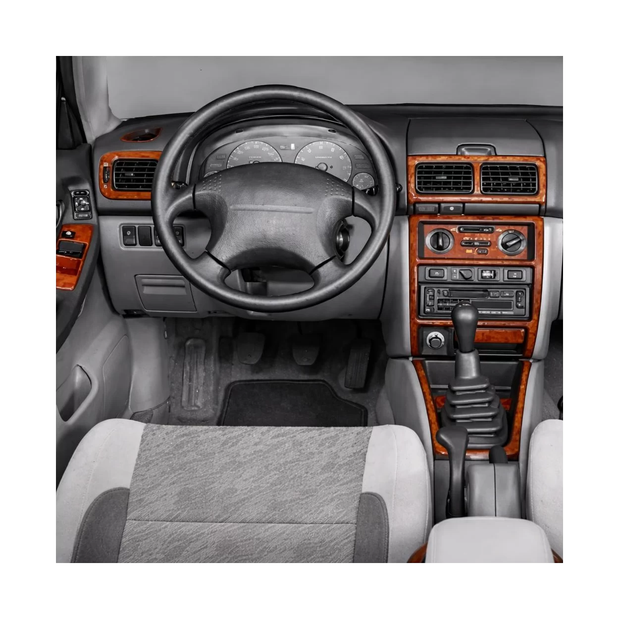 Subaru Forester 1998-2002 Automatic Gearbox, Basic Set, 16 Parts set Interior BD Dash Trim Kit