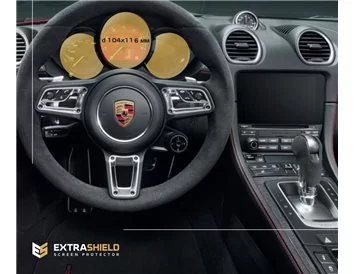 Porsche Cayman 2016 - Present Digital Speedometer 12" ExtraShield Screeen Protector - 1 - Interior Dash Trim Kit