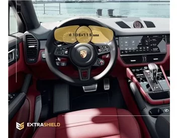 Porsche Cayenne 2017 - Present Digital Speedometer 12" ExtraShield Screeen Protector - 1 - Interior Dash Trim Kit