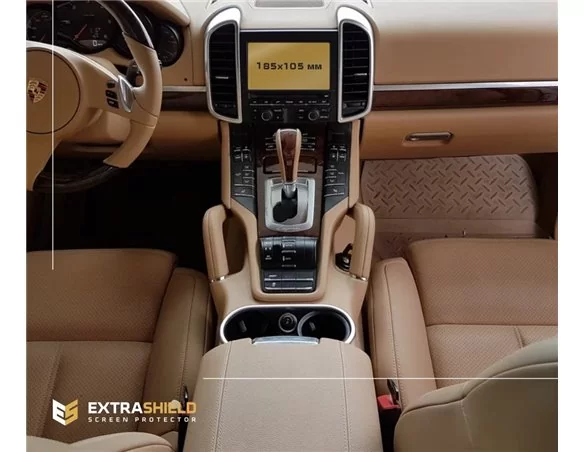 Porsche Cayenne 2015-2018 Multimedia 8" ExtraShield Screeen Protector - 1 - Interior Dash Trim Kit