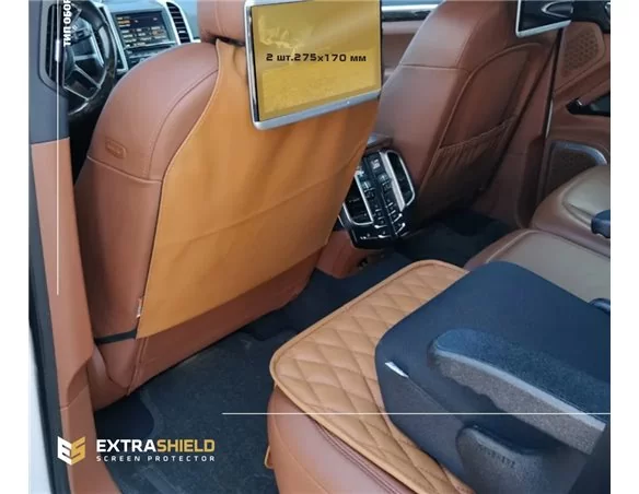 Porsche Cayenne 2017 - Present Passenger monitors ExtraShield Screeen Protector - 1 - Interior Dash Trim Kit