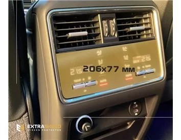 Porsche Cayenne 2017 - Present Rear Climate-Control 10,5" ExtraShield Screeen Protector - 1 - Interior Dash Trim Kit