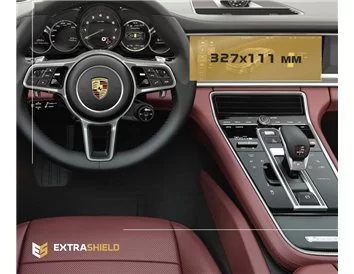 Porsche Panamera II 2017 - Present Multimedia 12" ExtraShield Screeen Protector - 1 - Interior Dash Trim Kit