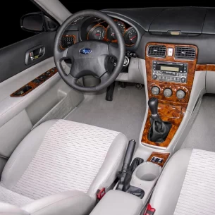 Subaru Forester 2007-2008 Full Set, Manual Gear Box, Manual Gearbox AC Interior BD Dash Trim Kit