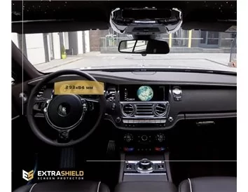 Rolls-Royce Wraith 2013 - Present Digital Speedometer ExtraShield Screeen Protector - 1 - Interior Dash Trim Kit
