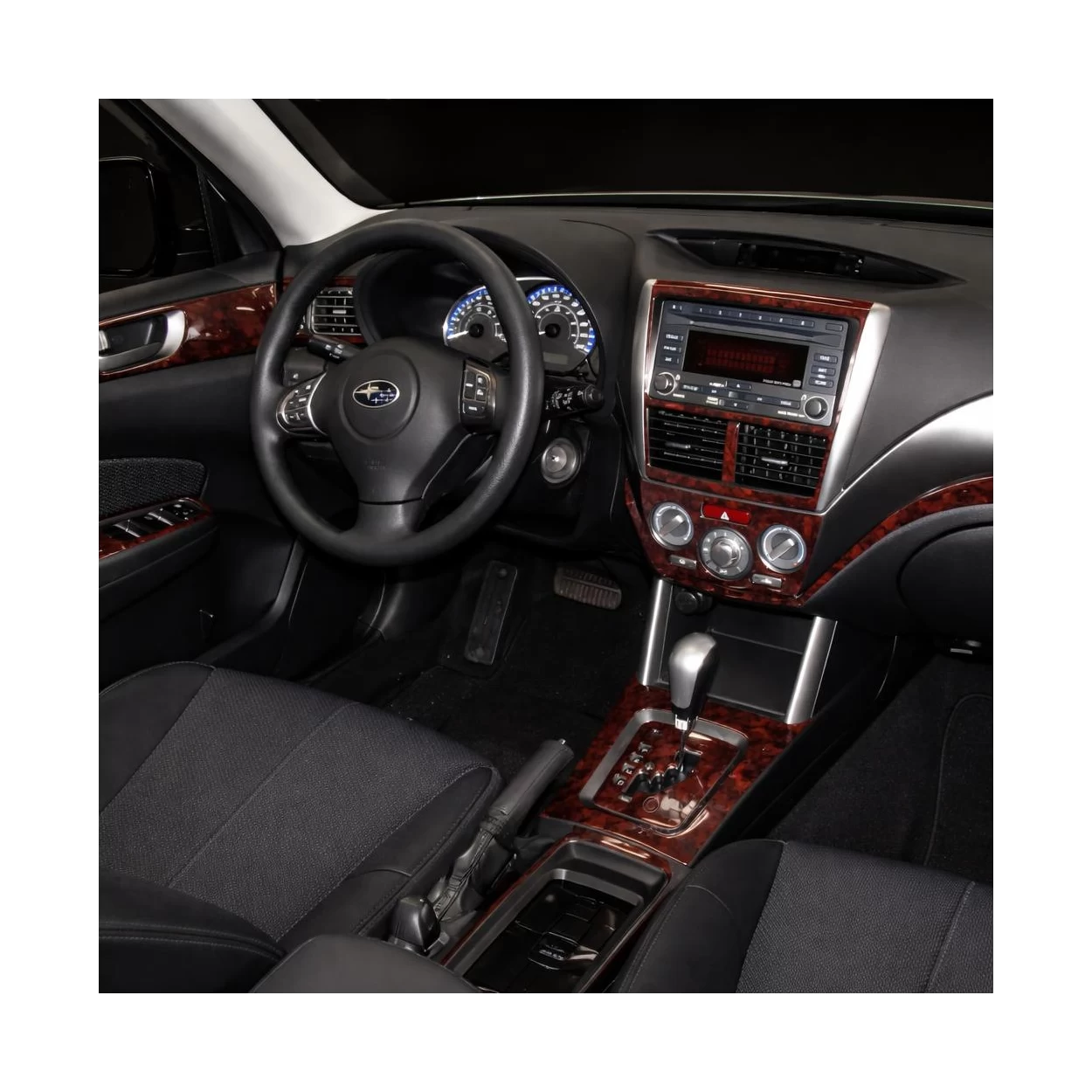 Subaru Forester 2009-UP Full Set, Automatic Gear Interior BD Dash Trim Kit