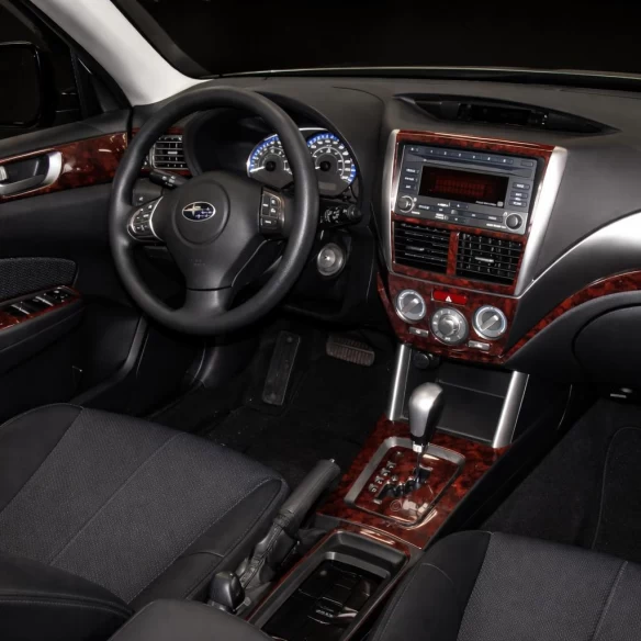 Subaru Forester 2009-UP Full Set, Manual Gear Box Interior BD Dash Trim Kit