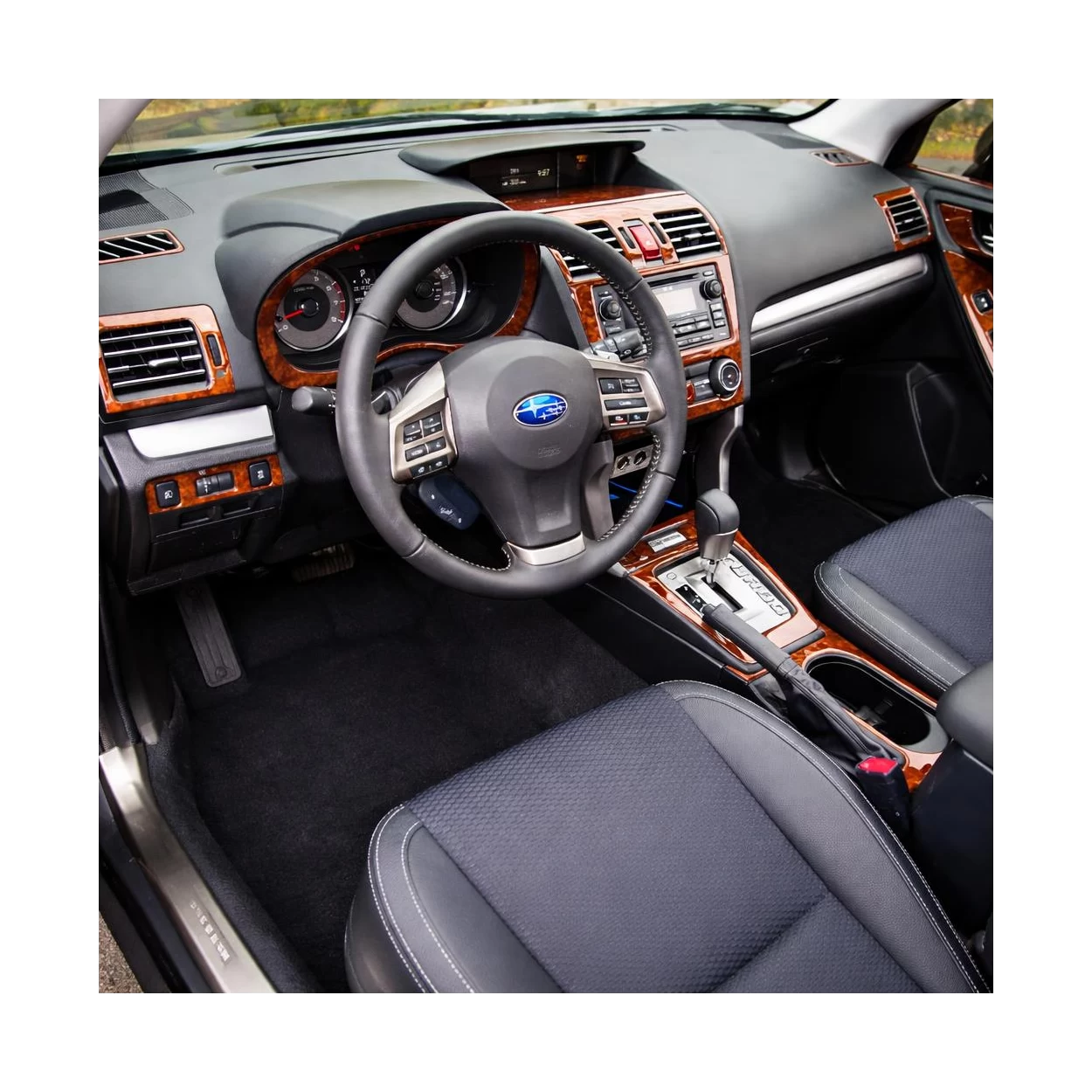 Subaru Forester 2014-UP Full Set, With NAVI Interior BD Dash Trim Kit