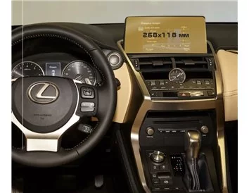 Lexus NX 2014 - 2017 Multimedia 8" ExtraShield Screeen Protector - 1 - Interior Dash Trim Kit