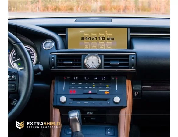 Lexus RC 2014 - Present Multimedia 7 ExtraShield Screeen Protector - 1 - Interior Dash Trim Kit