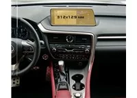 Lexus RX 2015 - 2019 Multimedia 8" ExtraShield Screeen Protector - 1 - Interior Dash Trim Kit