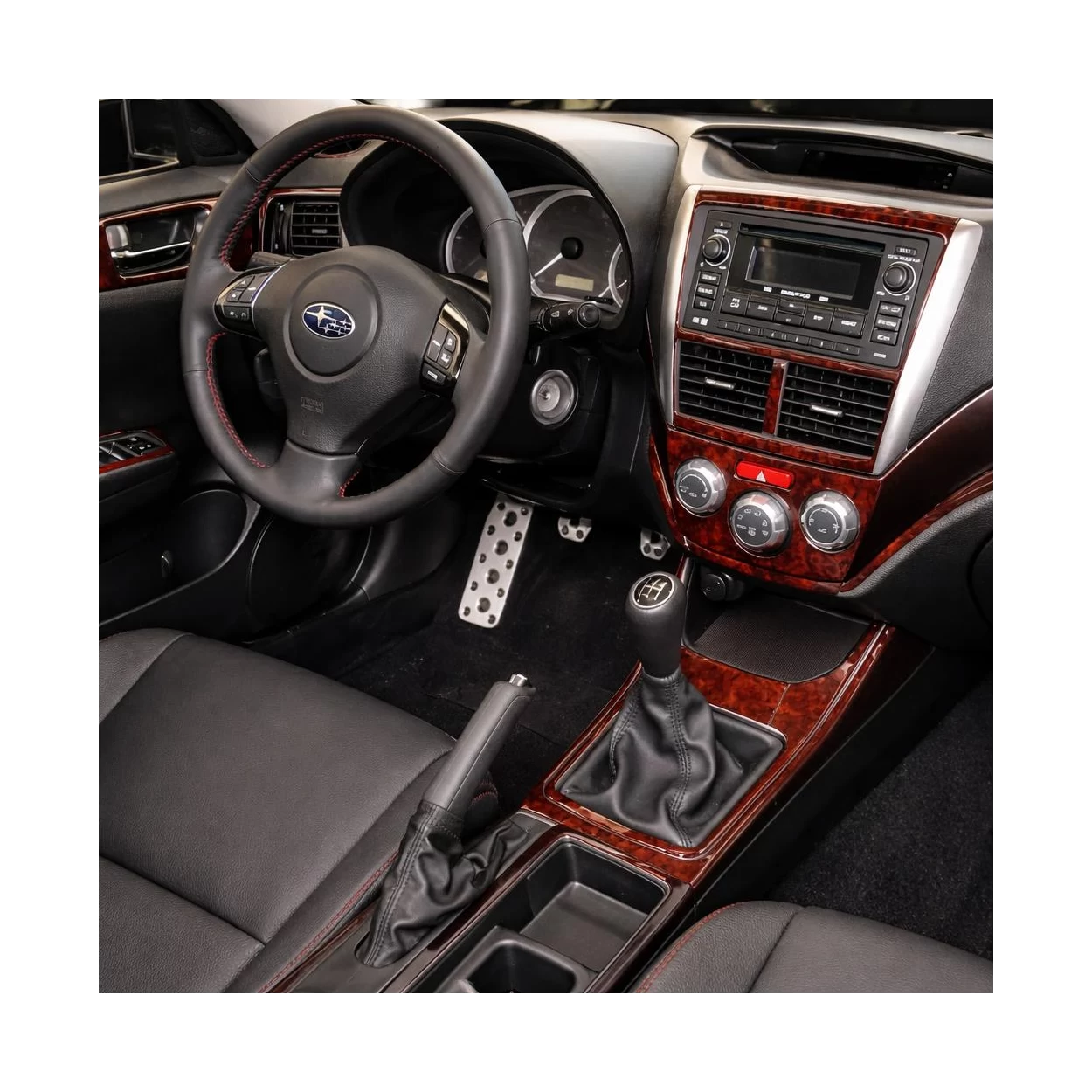 Subaru Impreza 2009-UP Full Set, Automatic Gear Type 2 Interior BD Dash Trim Kit