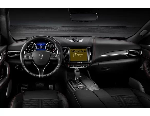 Maserati Levante 2016 - Present Multimedia 8,4" ExtraShield Screeen Protector - 1 - Interior Dash Trim Kit