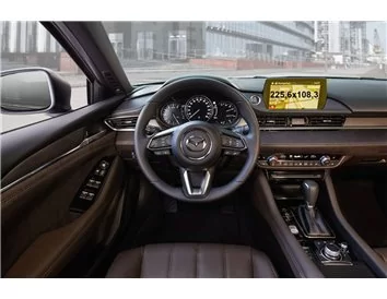 Mazda 6 2012 - Present Multimedia 8" ExtraShield Screeen Protector - 1 - Interior Dash Trim Kit