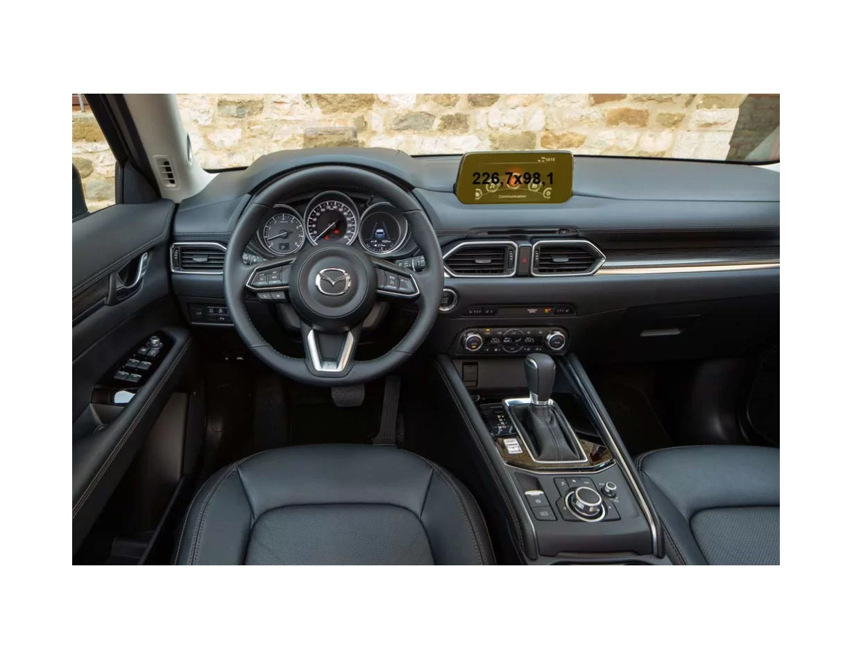 Mazda CX-5 2016 - Present Multimedia 8" ExtraShield Screeen Protector - 1 - Interior Dash Trim Kit