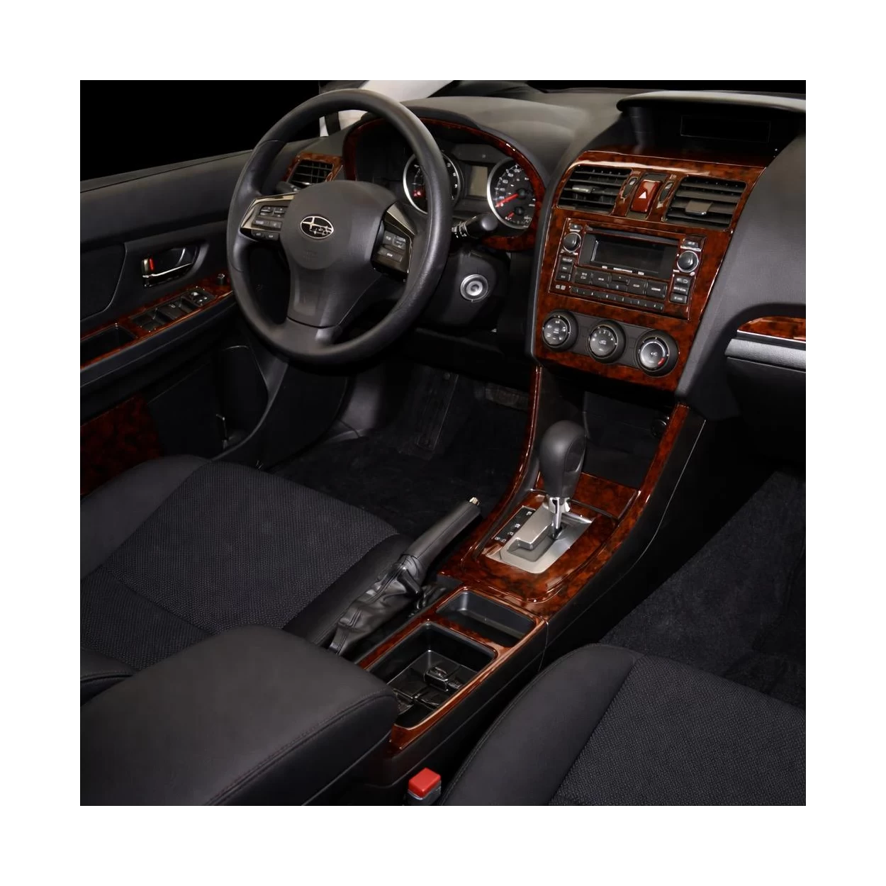 Subaru Impreza G4 2012-2014 3D Interior Dashboard Trim Kit Dash Trim Dekor 51-Parts