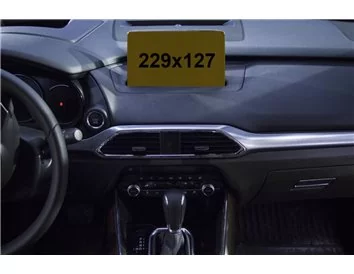 Mazda CX-9 2020 - Present Multimedia 8,8" ExtraShield Screeen Protector - 1 - Interior Dash Trim Kit