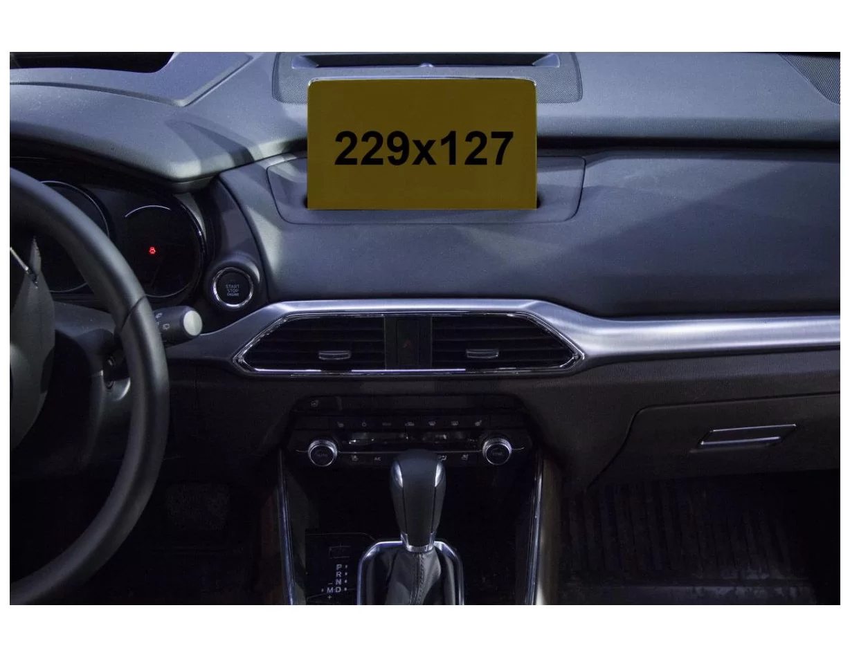 Mazda CX-9 2020 - Present Multimedia 8,8" ExtraShield Screeen Protector - 1 - Interior Dash Trim Kit