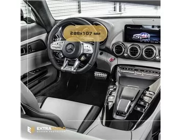 Mercedes-Benz AMG GT (X290) 2018 - Present Digital Speedometer + Multimedia 12,3" ExtraShield Screeen Protector - 1 - Interior D