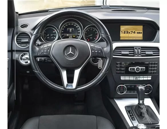 Mercedes-Benz C-class (S204,C204,W204) 2011 - 2013 Multimedia ExtraShield Screeen Protector - 1 - Interior Dash Trim Kit