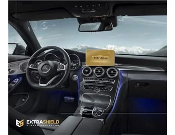 Mercedes-Benz C-class (W205/S205/C205/A205) 2014 - 2018 Multimedia 7" ExtraShield Screeen Protector - 1 - Interior Dash Trim Kit