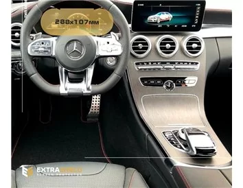 Mercedes-Benz C-class (W205) 2018 - Present Digital Speedometer 10,25" ExtraShield Screeen Protector - 1 - Interior Dash Trim Ki