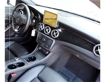Mercedes-Benz CLA (X117/C117/X117) 2016 - 2019 Multimedia 8" ExtraShield Screeen Protector - 1 - Interior Dash Trim Kit