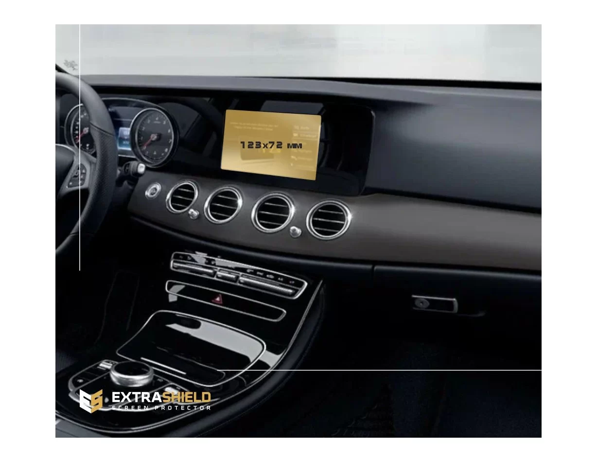 Mercedes-Benz E-class (S213/C238/A238/W213) 2016 - Present Multimedia ExtraShield Screeen Protector - 1 - Interior Dash Trim Kit