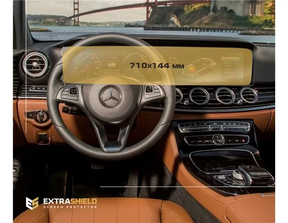 Mercedes-Benz E-class (S213/C238/A238/W213) 2016 - Present Digital Speedometer + Multimedia 12,3" ExtraShield Screeen Protector 