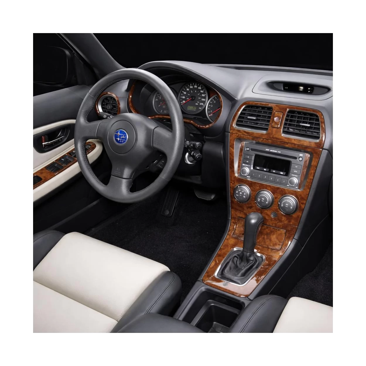 Subaru Impreza WRX 2005-2008 Full Set, Automatic Gear, Automatic AC Control Interior BD Dash Trim Kit