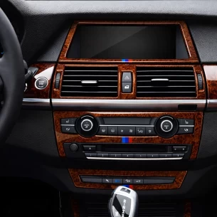 BMW X6 E71 2008-2014 3D Interior Dashboard Trim Kit Dash Trim Dekor 41-Parts