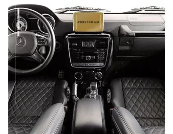 Mercedes-Benz G-class II (W463) 2015 - 2018 Multimedia 8,4" ExtraShield Screeen Protector - 1 - Interior Dash Trim Kit
