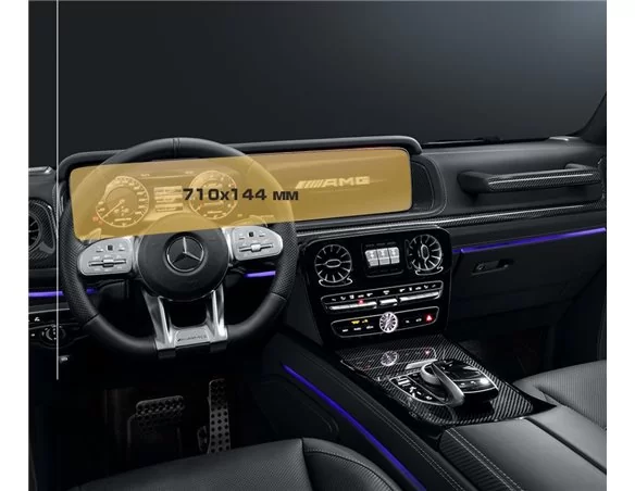 Mercedes-Benz G-class III (W464) 2018 - Present Digital Speedometer + Multimedia 12,3" ExtraShield Screeen Protector - 1 - Inter