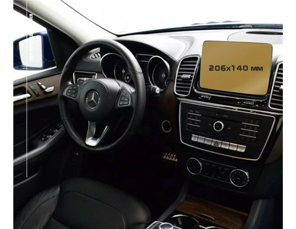 Mercedes-Benz GL (X166) 2012 - 2015 Multimedia 8,4" ExtraShield Screeen Protector - 1 - Interior Dash Trim Kit