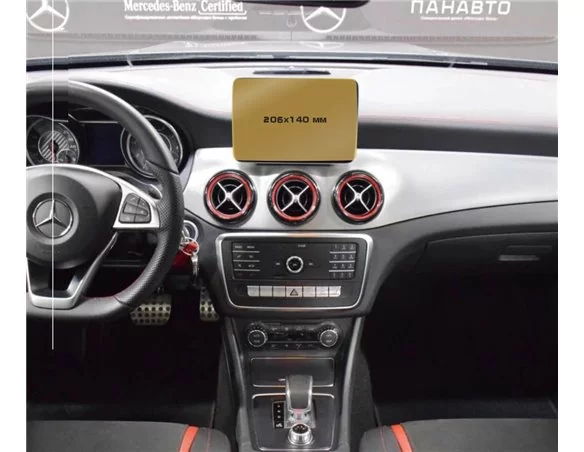 Mercedes-Benz GLA (X156) 2013 - 2017 Multimedia 8,4" ExtraShield Screeen Protector - 1 - Interior Dash Trim Kit