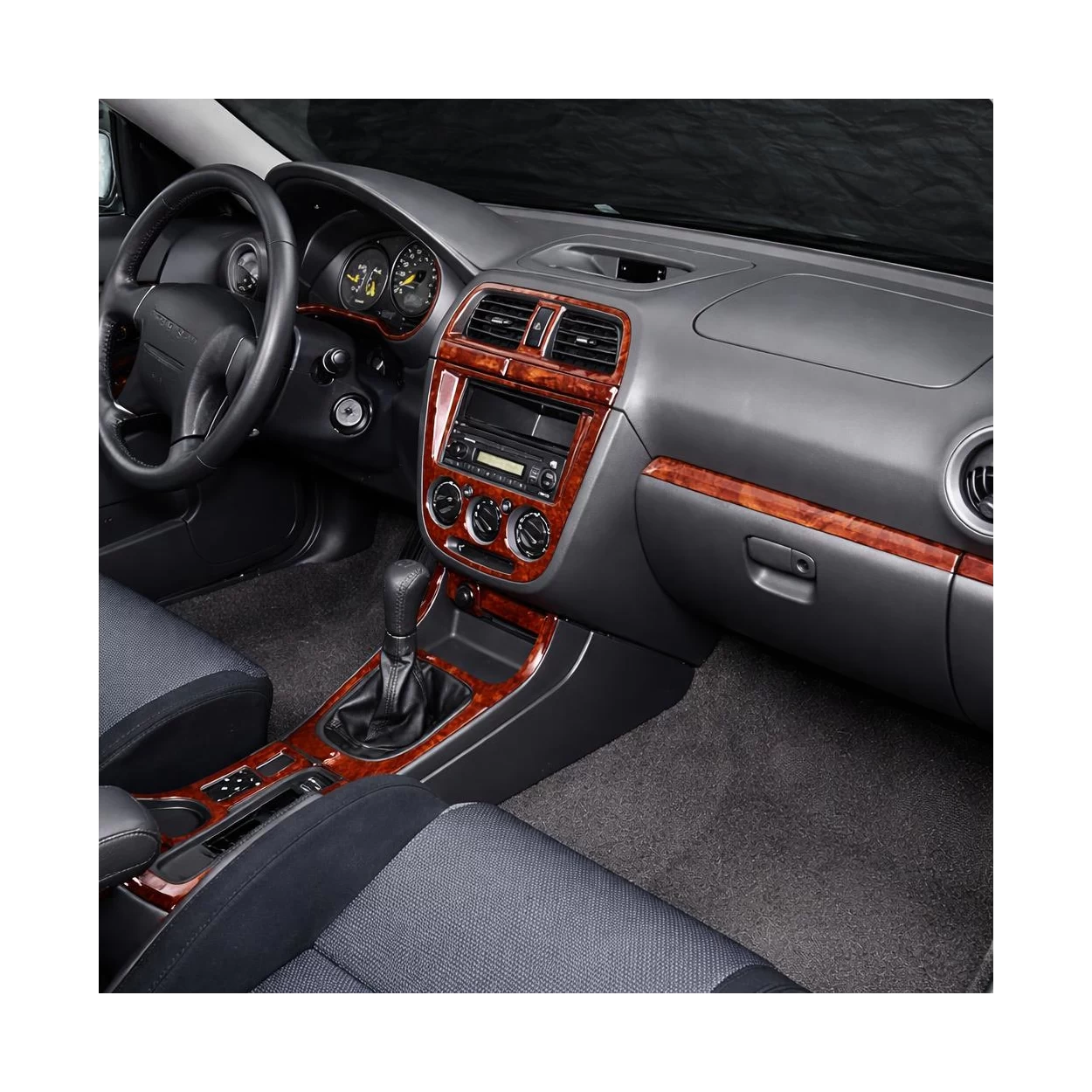Subaru Impreza/WRX 2002-2004 Manual Gear Box, Automatic AC Control Interior BD Dash Trim Kit