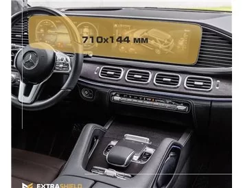 Mercedes-Benz GLE (W167/C167) 2018 - Present Digital Speedometer + Multimedia 12,3" ExtraShield Screeen Protector - 1 - Interior
