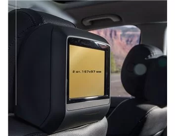 Mercedes-Benz GLS (X166) 2015 - 2019 Passenger monitors (2pcs,) ExtraShield Screeen Protector - 1 - Interior Dash Trim Kit
