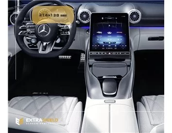 Mercedes-Benz SL-Class 2022 - Present Digital Speedometer ExtraShield Screeen Protector - 1 - Interior Dash Trim Kit