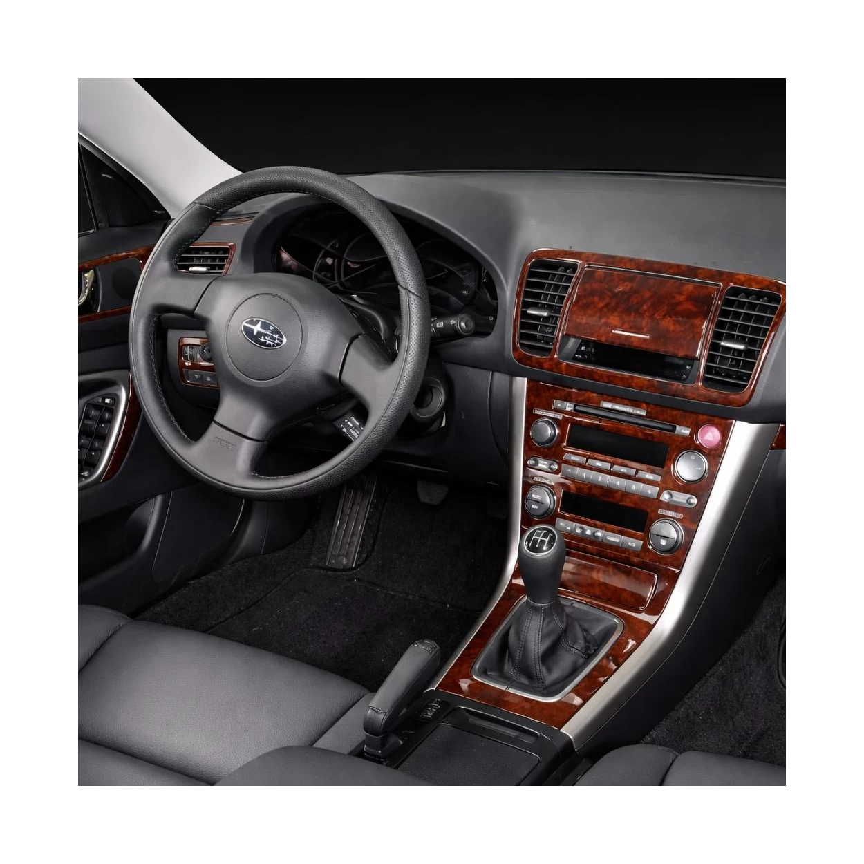 Subaru Legacy 2005-2006 Manual Gearbox AC Control, Automatic Gear Interior BD Dash Trim Kit