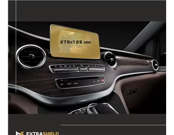 Mercedes-Benz V-class (W447) 2014 - Present Multimedia 10,3" ExtraShield Screeen Protector - 1 - Interior Dash Trim Kit
