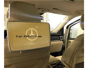 Mercedes-Benz V-class (W447) 2014 - Present Passenger monitors (2pcs,) ExtraShield Screeen Protector - 1 - Interior Dash Trim Ki